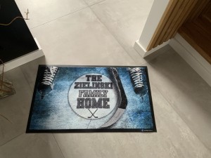 Mata - Wycieraczka ŁYŻWY-KIJ personalizowana